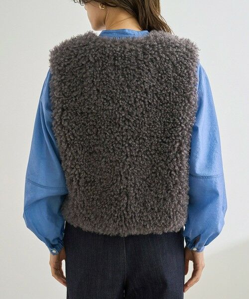 ROPE' / ロペ ベスト | フェイクファー ジレ ベスト | 詳細11