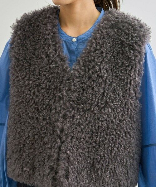 ROPE' / ロペ ベスト | フェイクファー ジレ ベスト | 詳細12
