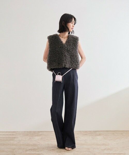 ROPE' / ロペ ベスト | フェイクファー ジレ ベスト | 詳細20