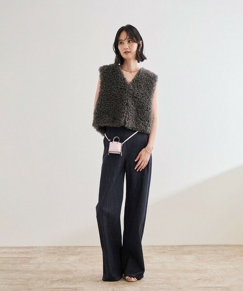 ROPE' / ロペ ベスト | フェイクファー ジレ ベスト | 詳細21
