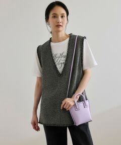 ROPE' / ロペ ベスト | 【洗える】【WEB・一部店舗限定】サマーツイードオーバージレ