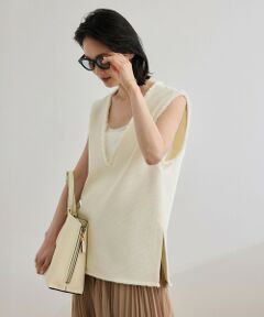 ROPE' / ロペ ベスト | 【洗える】【WEB・一部店舗限定】サマーツイードオーバージレ