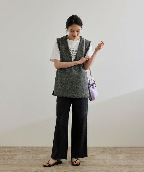 ROPE' / ロペ ベスト | 【洗える】【WEB・一部店舗限定】サマーツイードオーバージレ | 詳細10