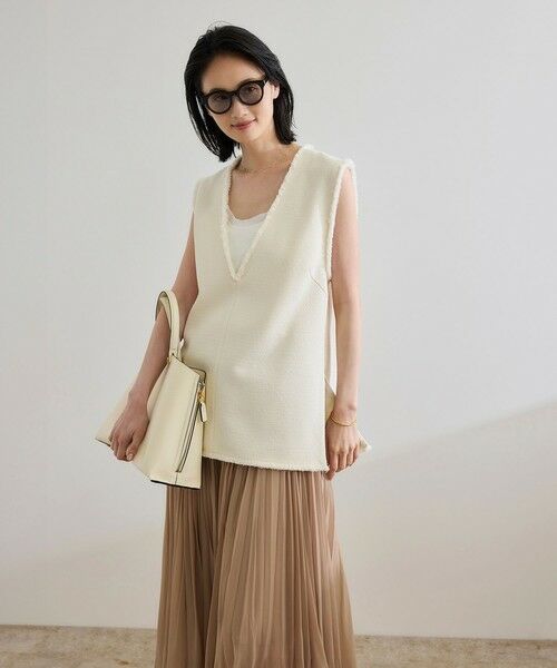 ROPE' / ロペ ベスト | 【洗える】【WEB・一部店舗限定】サマーツイードオーバージレ | 詳細11