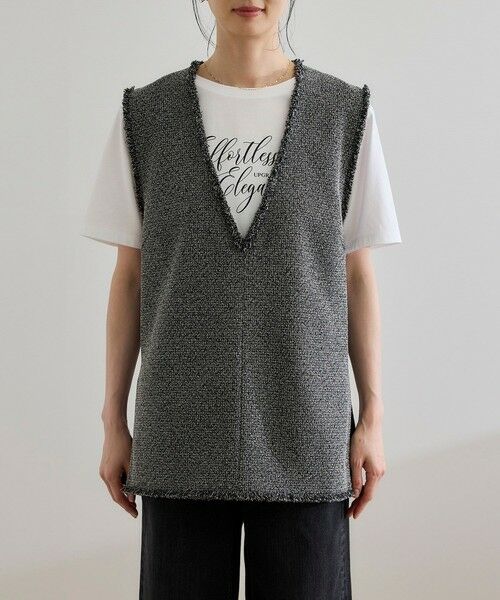 ROPE' / ロペ ベスト | 【洗える】【WEB・一部店舗限定】サマーツイードオーバージレ | 詳細14