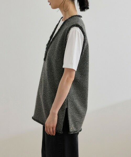 ROPE' / ロペ ベスト | 【洗える】【WEB・一部店舗限定】サマーツイードオーバージレ | 詳細15