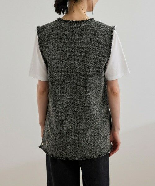 ROPE' / ロペ ベスト | 【洗える】【WEB・一部店舗限定】サマーツイードオーバージレ | 詳細16