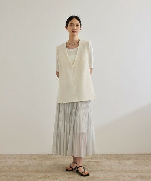 ROPE' / ロペ ベスト | 【洗える】【WEB・一部店舗限定】サマーツイードオーバージレ | 詳細2