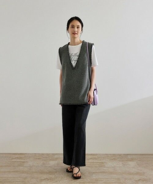 ROPE' / ロペ ベスト | 【洗える】【WEB・一部店舗限定】サマーツイードオーバージレ | 詳細4