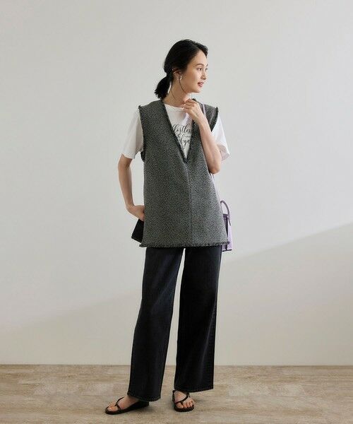 ROPE' / ロペ ベスト | 【洗える】【WEB・一部店舗限定】サマーツイードオーバージレ | 詳細5