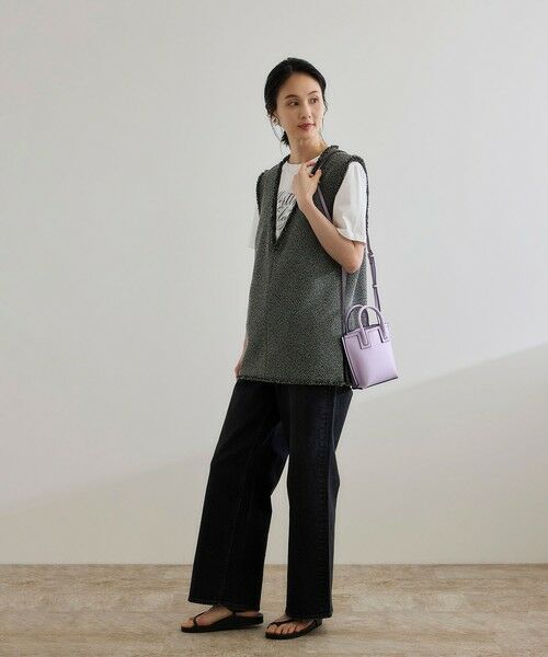 ROPE' / ロペ ベスト | 【洗える】【WEB・一部店舗限定】サマーツイードオーバージレ | 詳細9