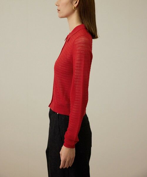 ROPE' / ロペ カーディガン・ボレロ | ウール透かし編み　ニット | 詳細13