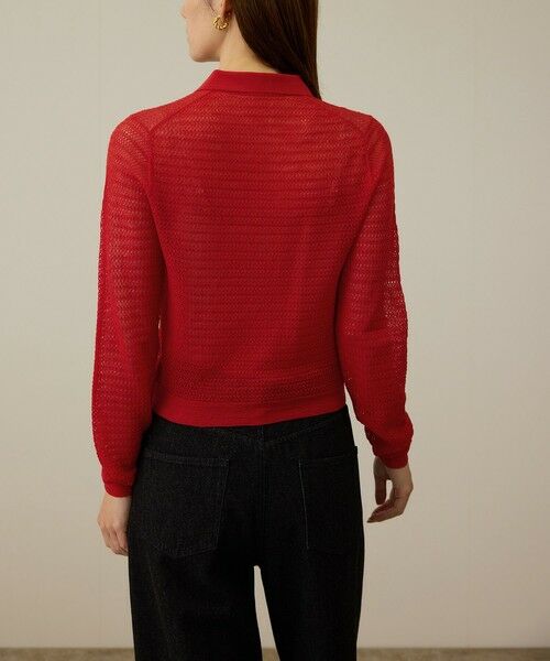 ROPE' / ロペ カーディガン・ボレロ | ウール透かし編み　ニット | 詳細14