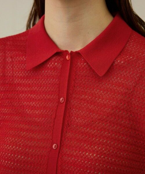 ROPE' / ロペ カーディガン・ボレロ | ウール透かし編み　ニット | 詳細15