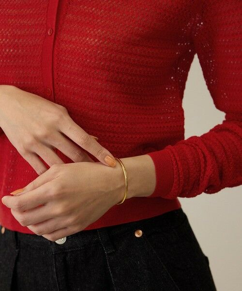 ROPE' / ロペ カーディガン・ボレロ | ウール透かし編み　ニット | 詳細4