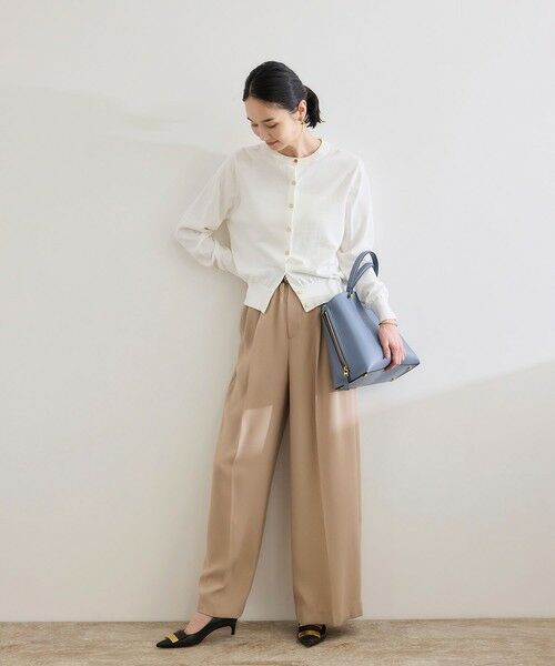 ROPE' / ロペ カーディガン・ボレロ | 【洗える】オーガニックコットンハイゲージカーディガン | 詳細5