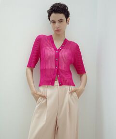 ROPE' / ロペ カーディガン・ボレロ | シアーリブカーディガン/洗える