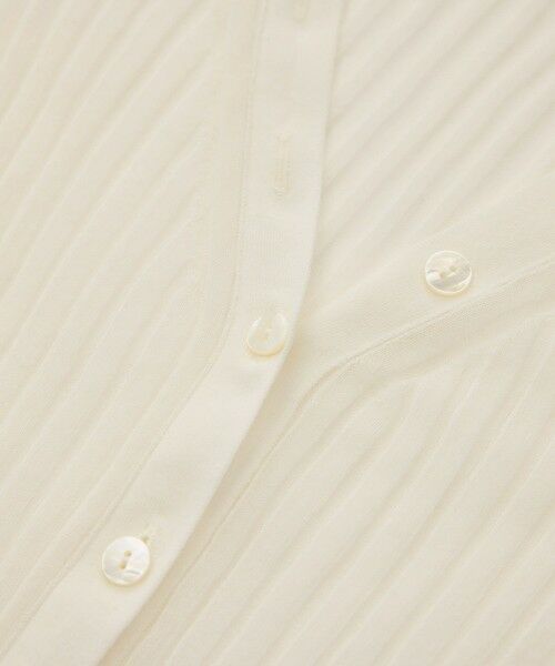 ROPE' / ロペ カーディガン・ボレロ | シアーリブカーディガン/洗える | 詳細28