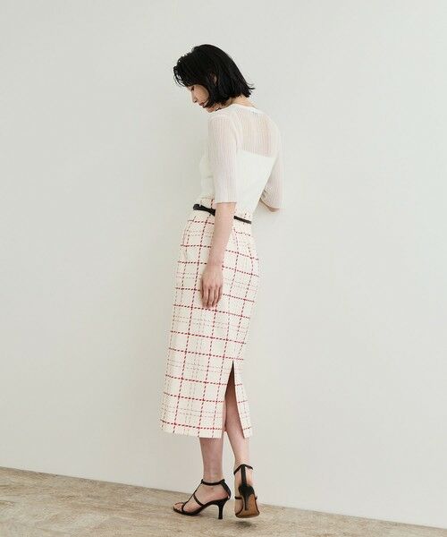 ROPE' / ロペ カーディガン・ボレロ | シアーリブカーディガン/洗える | 詳細8