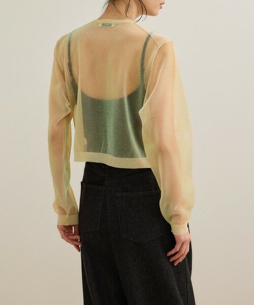 ROPE' / ロペ カーディガン・ボレロ | 【洗える】シャイニーラメカーディガン | 詳細14