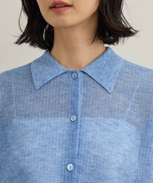 ROPE' / ロペ シャツ・ブラウス | 【洗える】シアークロップドポロニット | 詳細21