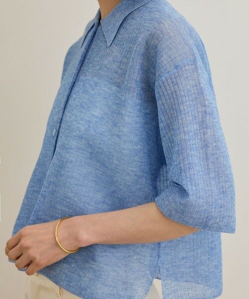 ROPE' / ロペ シャツ・ブラウス | 【洗える】シアークロップドポロニット | 詳細22