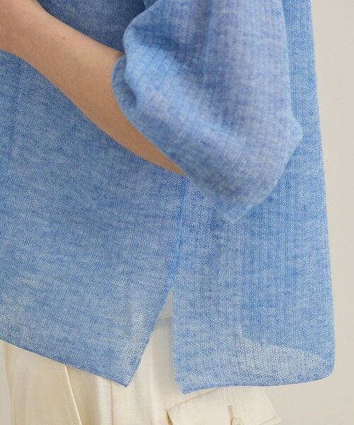 ROPE' / ロペ シャツ・ブラウス | 【洗える】シアークロップドポロニット | 詳細24