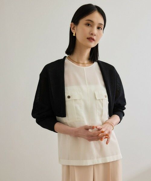 ROPE' / ロペ ニット・セーター | ホールガーメント ボレロニットカーディガン | 詳細12