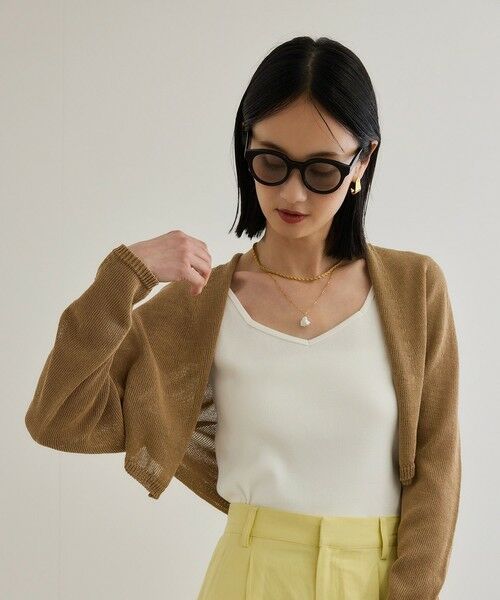 ROPE' / ロペ ニット・セーター | ホールガーメント ボレロニットカーディガン | 詳細2