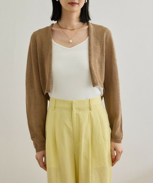 ROPE' / ロペ ニット・セーター | ホールガーメント ボレロニットカーディガン | 詳細20