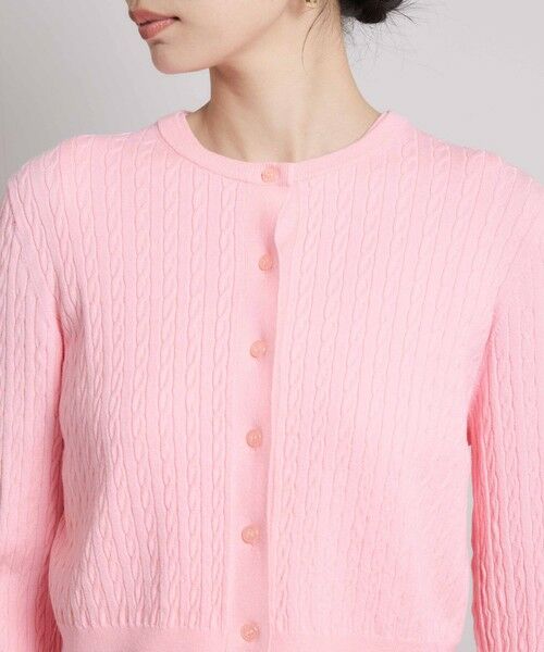 ROPE' / ロペ カーディガン・ボレロ | ミニケーブルセパレートカーディガン（アンサンブル）/ イージーケア | 詳細15