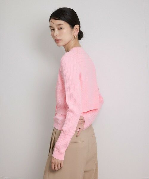 ROPE' / ロペ カーディガン・ボレロ | ミニケーブルセパレートカーディガン（アンサンブル）/ イージーケア | 詳細2