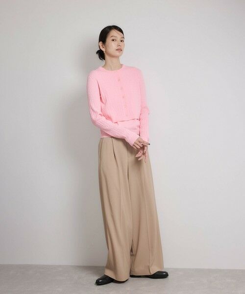 ROPE' / ロペ カーディガン・ボレロ | ミニケーブルセパレートカーディガン（アンサンブル）/ イージーケア | 詳細29