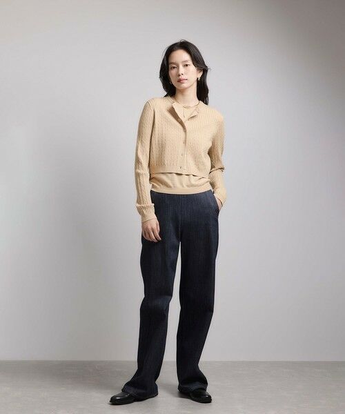 ROPE' / ロペ カーディガン・ボレロ | ミニケーブルセパレートカーディガン（アンサンブル）/ イージーケア | 詳細3