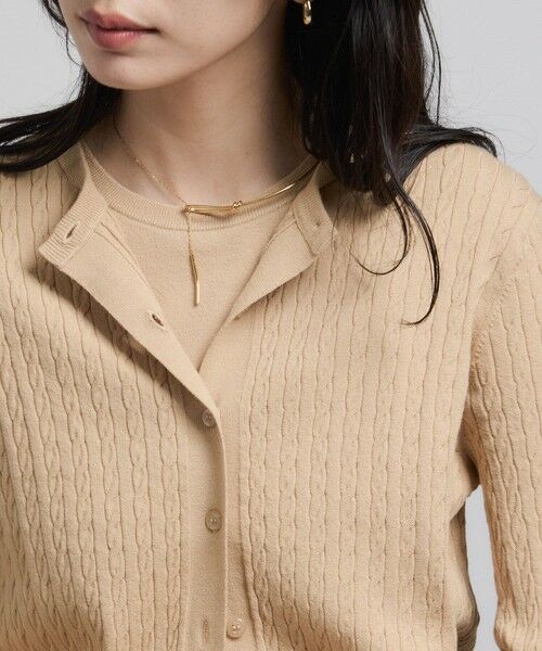 ROPE' / ロペ カーディガン・ボレロ | ミニケーブルセパレートカーディガン（アンサンブル）/ イージーケア | 詳細6