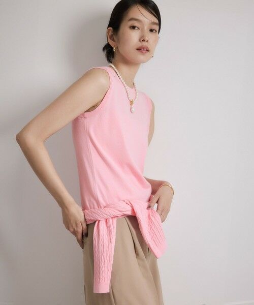 ROPE' / ロペ カーディガン・ボレロ | ミニケーブルセパレートカーディガン（アンサンブル）/ イージーケア | 詳細8