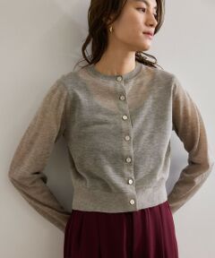 ROPE' / ロペ カーディガン・ボレロ | 【洗える】LEVITAクルーネックシアーカーディガン