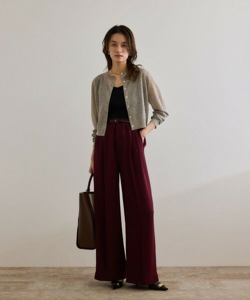 ROPE' / ロペ カーディガン・ボレロ | 【洗える】LEVITAクルーネックシアーカーディガン | 詳細15