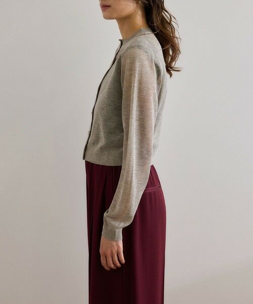 ROPE' / ロペ カーディガン・ボレロ | 【洗える】LEVITAクルーネックシアーカーディガン | 詳細3