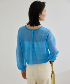 ROPE' / ロペ ニット・セーター | 【WEB・一部店舗限定】前後2WAYシアーニットカーディガン/洗える