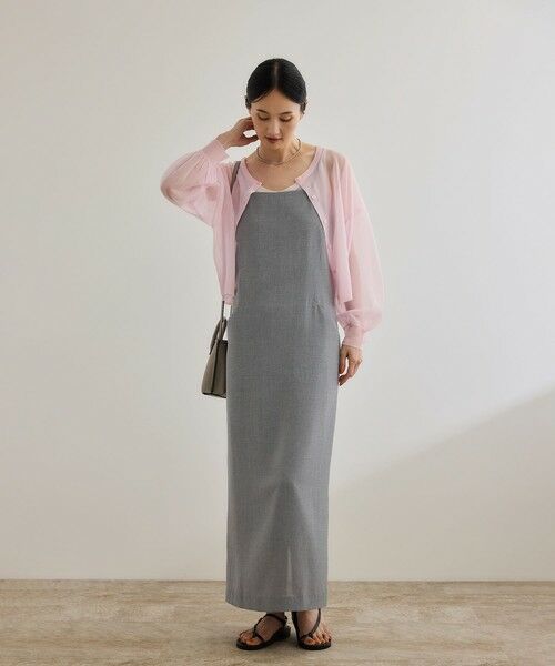 ROPE' / ロペ ニット・セーター | 【WEB・一部店舗限定】前後2WAYシアーニットカーディガン/洗える | 詳細9