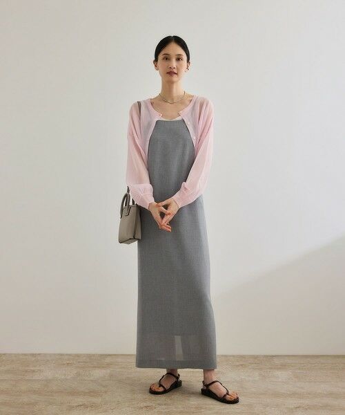 ROPE' / ロペ ニット・セーター | 【WEB・一部店舗限定】前後2WAYシアーニットカーディガン/洗える | 詳細10