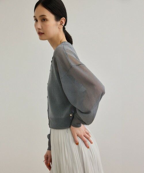 ROPE' / ロペ ニット・セーター | 【WEB・一部店舗限定】前後2WAYシアーニットカーディガン/洗える | 詳細12