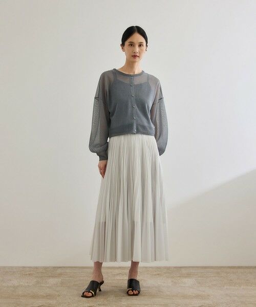 ROPE' / ロペ ニット・セーター | 【WEB・一部店舗限定】前後2WAYシアーニットカーディガン/洗える | 詳細13