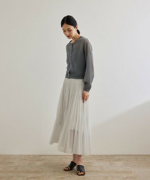 ROPE' / ロペ ニット・セーター | 【WEB・一部店舗限定】前後2WAYシアーニットカーディガン/洗える | 詳細14