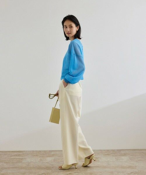 ROPE' / ロペ ニット・セーター | 【WEB・一部店舗限定】前後2WAYシアーニットカーディガン/洗える | 詳細17