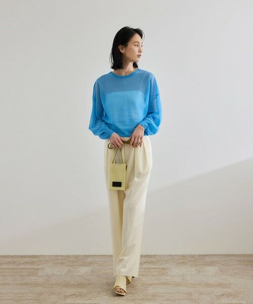 ROPE' / ロペ ニット・セーター | 【WEB・一部店舗限定】前後2WAYシアーニットカーディガン/洗える | 詳細18