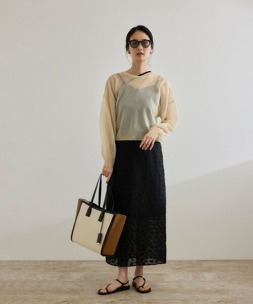 ROPE' / ロペ ニット・セーター | 【WEB・一部店舗限定】前後2WAYシアーニットカーディガン/洗える | 詳細20