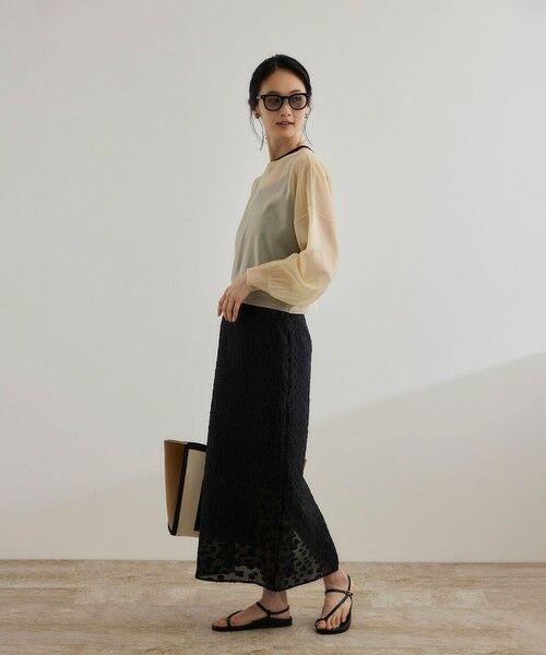 ROPE' / ロペ ニット・セーター | 【WEB・一部店舗限定】前後2WAYシアーニットカーディガン/洗える | 詳細21