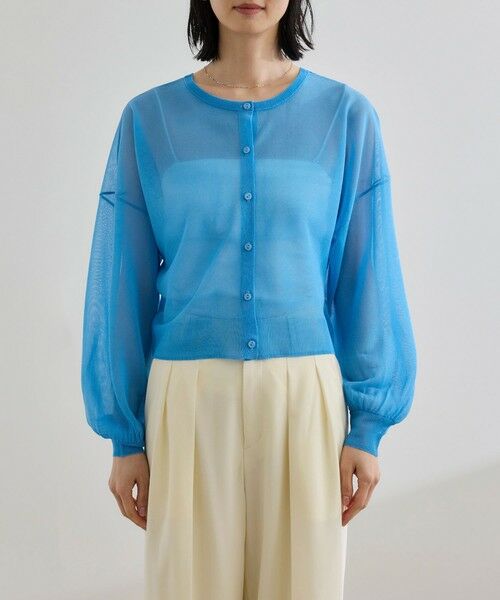 ROPE' / ロペ ニット・セーター | 【WEB・一部店舗限定】前後2WAYシアーニットカーディガン/洗える | 詳細22